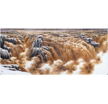 王世利国画山水黄河奇观字画之家