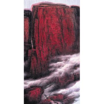 王世利国画山水光明与辉煌字画之家