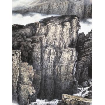 王世利国画山水太行圣水字画之家
