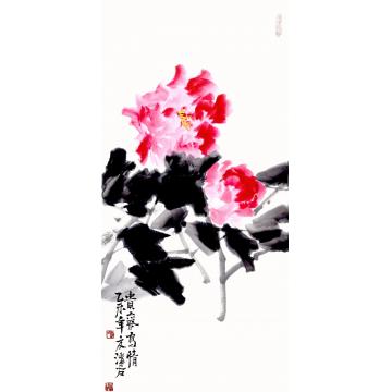 吴潘谷国画花鸟贵气高情字画之家