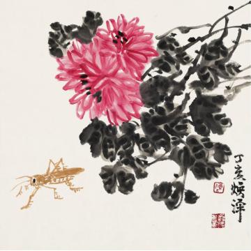 陈焕泽国画花鸟秋韵字画之家