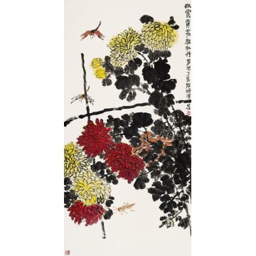 陈焕泽国画花鸟独赏黄花胜牡丹字画之家