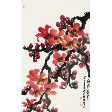 陈焕泽国画花鸟嶺南早春字画之家