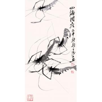 陈大陆国画花鸟四海同庆字画之家