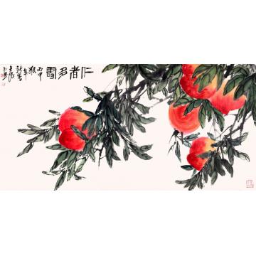 陈大陆国画花鸟仁者多寿字画之家