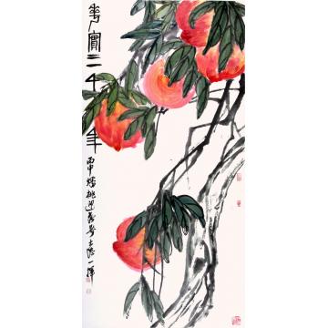 陈大陆国画花鸟寿实三千年字画之家