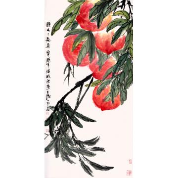 陈大陆国画花鸟愿人人平长寿字画之家