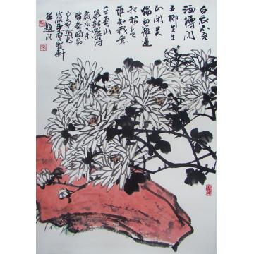 黄少南国画花鸟东篱秋色字画之家