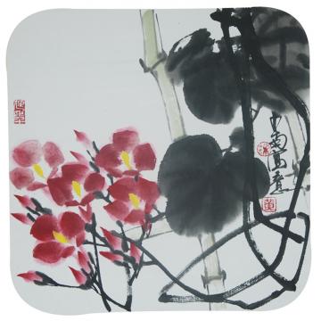 黄少南国画花鸟牵牛花字画之家