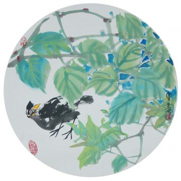 黄少南国画花鸟绿荫字画之家