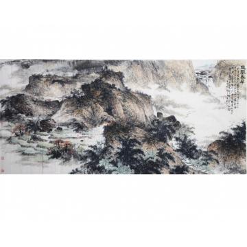 林汉国国画山水凤凰春早字画之家