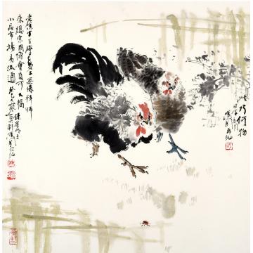 林汉国国画花鸟老汉半百学画工字画之家