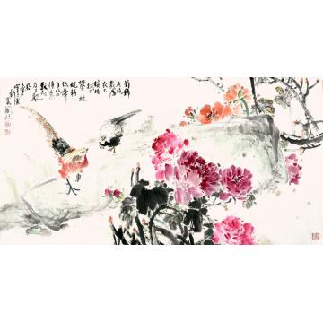 林汉国国画花鸟蜀锦字画之家
