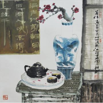 许川如留住春否字画之家
