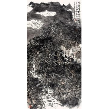 卢中见国画山水无题字画之家