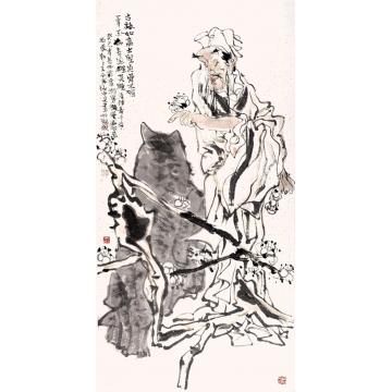 卢中见国画人物无题字画之家