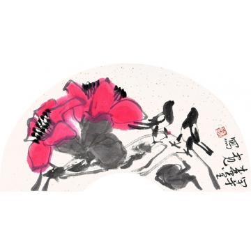 卢中见国画花鸟无题字画之家