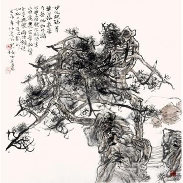 卢中见国画花鸟无题字画之家
