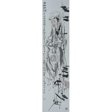 卢中见国画人物格物致知字画之家