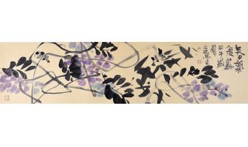 卢中见国画花鸟春气复苏字画之家