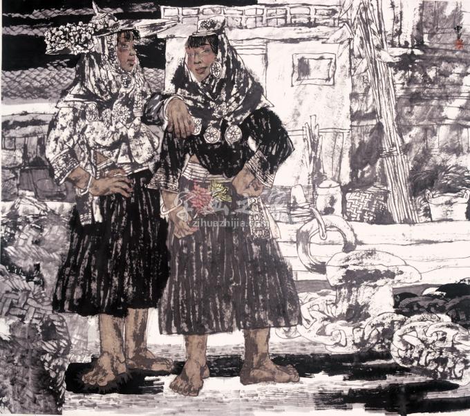 国画家卢中见字画之家