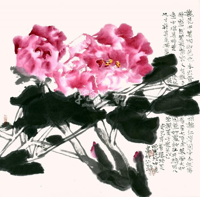 国画家卢中见字画之家