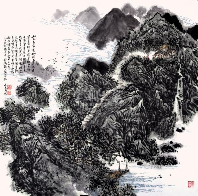 国画家吴膺群字画之家