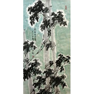 孙泳新国画花鸟春到雪未尽字画之家