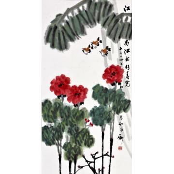 孙泳新国画花鸟江南江北好春光字画之家