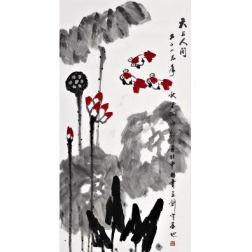 孙泳新国画花鸟天上人间字画之家