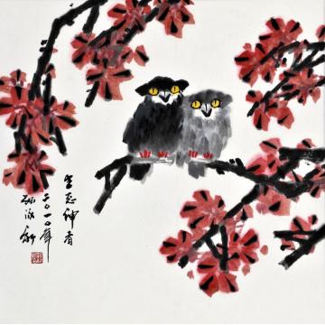 孙泳新国画花鸟生态神者字画之家