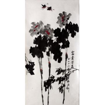孙泳新国画花鸟富贵清高字画之家