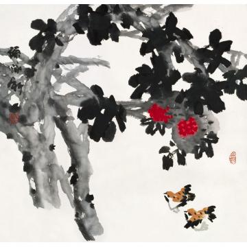 孙泳新国画花鸟无题字画之家
