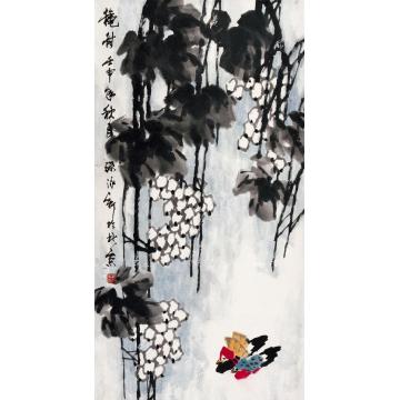 孙泳新国画花鸟秋甜字画之家