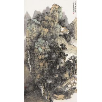 孙远利国画山水巴山夜雨涨秋池字画之家