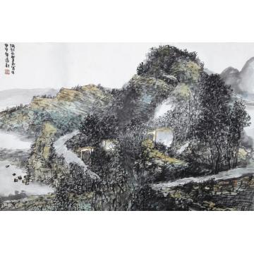 孙远利国画山水写生稿之一字画之家