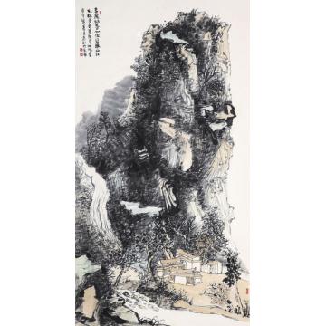 孙远利国画山水春风动 春心流 目嘱山林字画之家