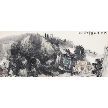 孙远利国画山水冉冉华明岸字画之家
