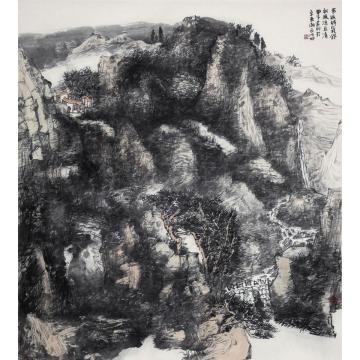 孙远利国画山水节运时气舒 秋风凉且清字画之家