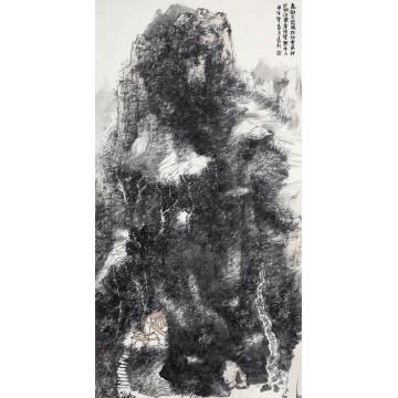 孙远利国画山水高树来悲风 松柏垂威神字画之家
