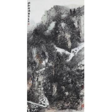 孙远利国画山水疎林秋晚字画之家