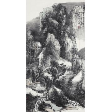 孙远利国画山水峨峨东岳高字画之家