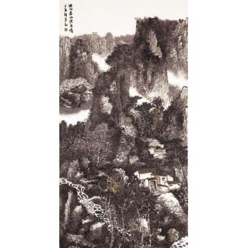 孙远利国画山水近水远山俱有情字画之家