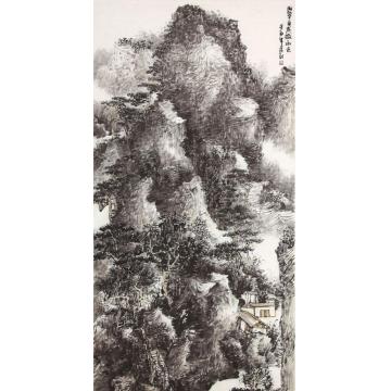孙远利国画山水山翠自成微雨色字画之家