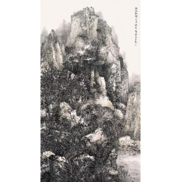 孙远利国画山水满地松阴字画之家