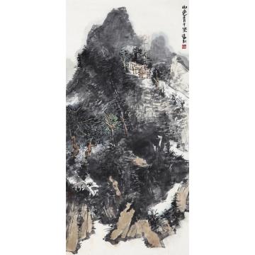 孙远利国画山水山色青于染字画之家