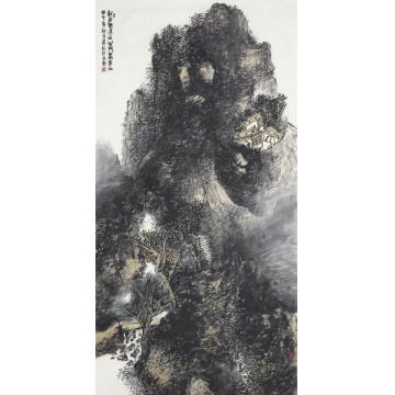 孙远利国画山水秋色无远近字画之家