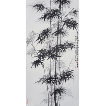 刘山虎国画花鸟莫谓芳华少经风雨狂字画之家