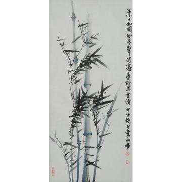 刘山虎国画花鸟水墨竹字画之家