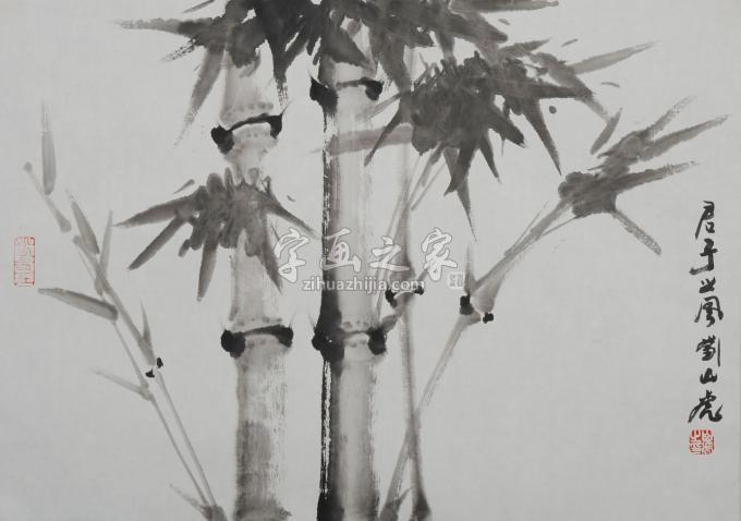 居家动物画水墨鸡《外表总是很华丽》 - 花鸟画- 99字画网